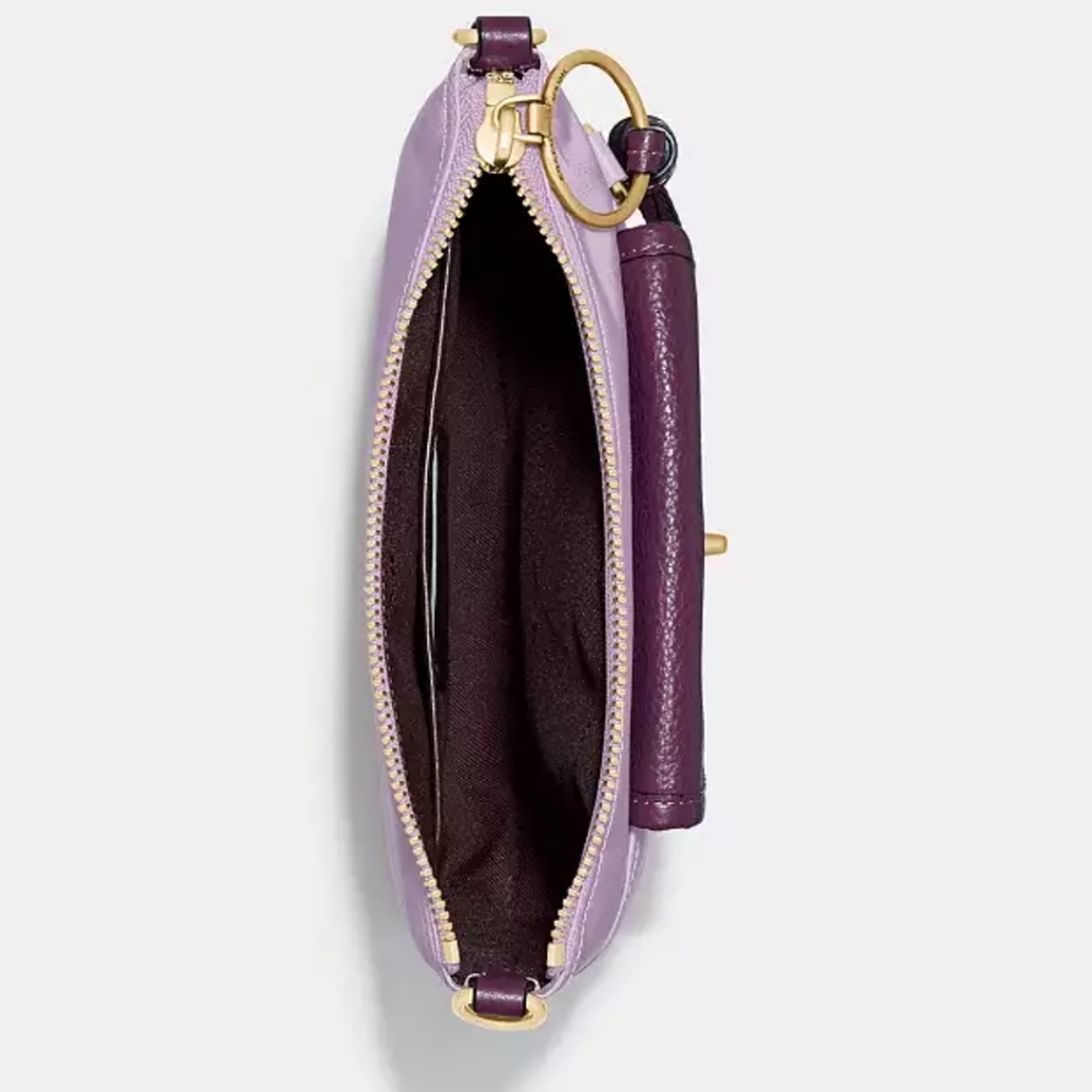 COACH Cargo Crossbody In ๐ purple Lilac lavender Colorblock - Picture 4 of 12